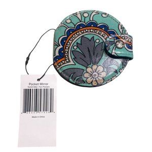 Vera Bradley Fan Flowers Pocket Mirror - NWT